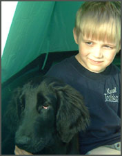 Andreas med Akke